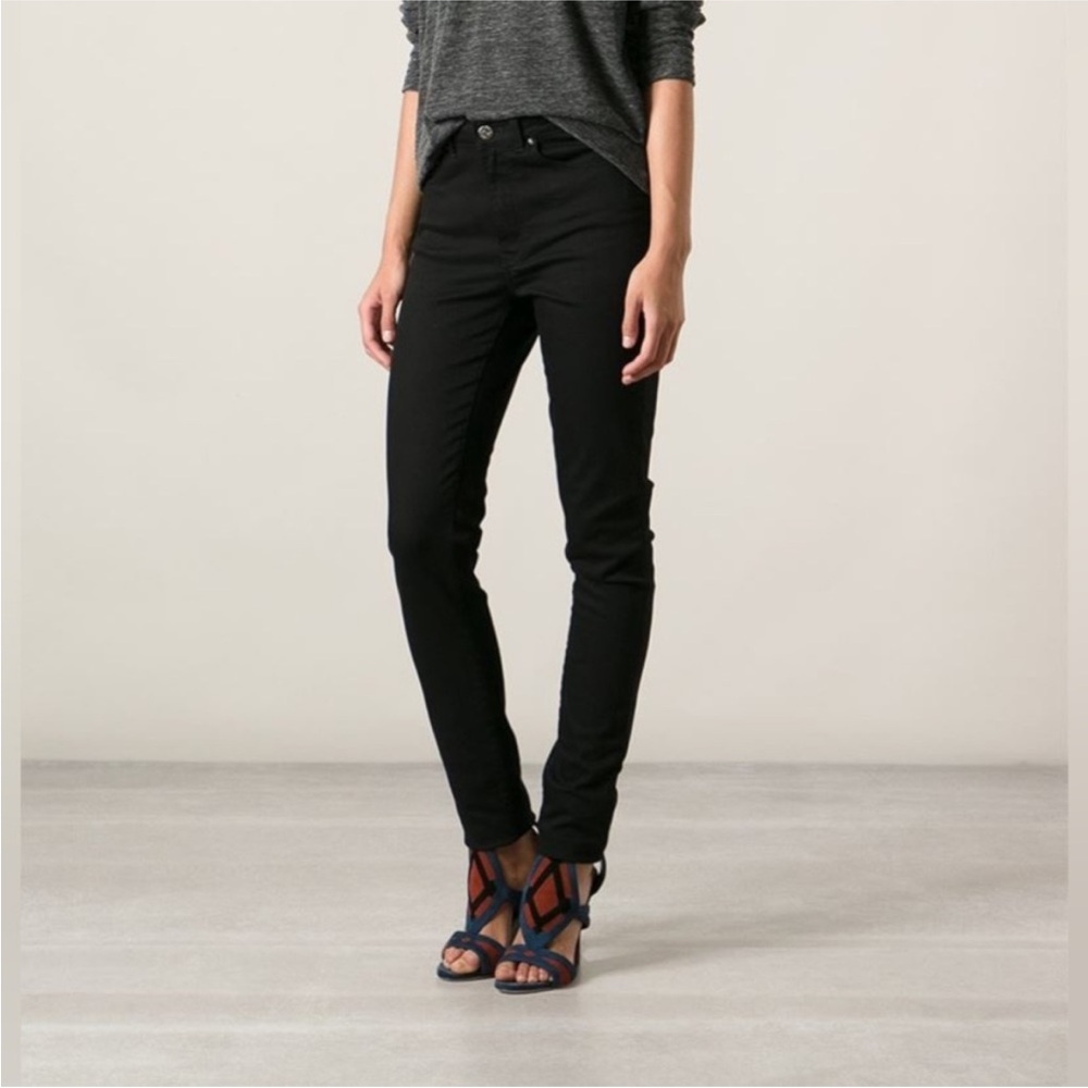 Acne Black Skinny Jeans Sleek Fit